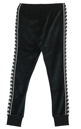 KAPPA Pantalone Tuta Felpato Uomo Authentic Ayne Black/white da uomo