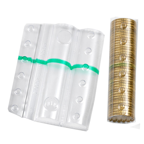 Sacchetto Da 100 Blister Portamonete 50 Cent Fascia Verde