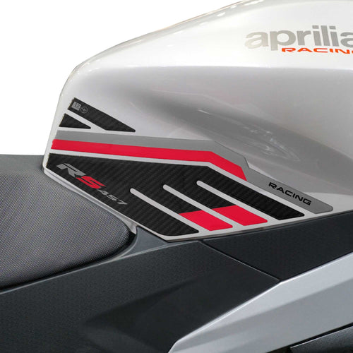 Adesivi 3D Protezioni Laterali Serbatoio compatibili con Aprilia RS 457 2024