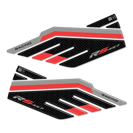 Adesivi 3D Protezioni Laterali Serbatoio compatibili con Aprilia RS 457 2024