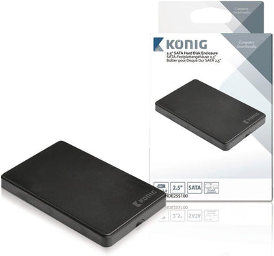 Konig 2,5 SATA Hard Disk Enclosure 6,35 cm (2,5) Alloggiamento per disco fisso