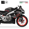 Adesivi 3D Protezioni Laterali Serbatoio compatibili con Aprilia RS 457 2024