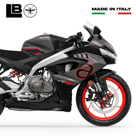 Adesivi 3D Protezioni Laterali Serbatoio compatibili con Aprilia RS 457 2024
