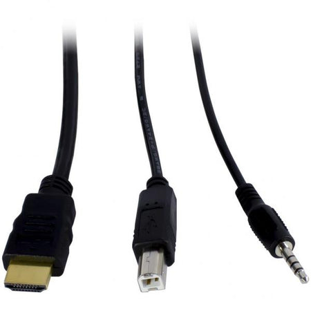 Inter-Tech AS-21HA HDMI switch per keyboard-video-mouse [kvm] Nero (Argus KVM AS-21HA - KVM / audio-switch)