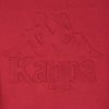 KAPPA Felpa Girocollo Uomo Authentic Alef Red/black/white da uomo