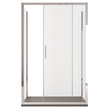 Box Doccia Tre lati anta Scorrevole in Cristallo Trasparente 6mm H195 AGATA