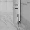 Colonna Doccia Cromata Inox Lucido Idromassaggio Spa | Flat