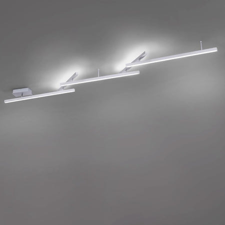 Plafoniera Trio Lighting MELBY 23W LED RGBW 2200LM wireless metallo nikel lampada soffitto biemissione interno