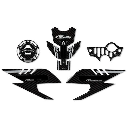 Kit completo Adesivi 3D Protezioni Moto compatibili con Yamaha YZF R25 2019-23