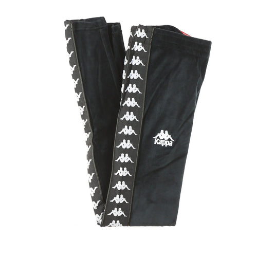 KAPPA Pantalone Tuta Donna Banda Ammu Black/white da donna