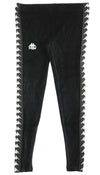 KAPPA Pantalone Tuta Donna Banda Ammu Black/white da donna