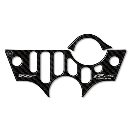 Adesivo 3D Piastra forcella sterzo moto compatibile con Yamaha YZF R25 2019-23