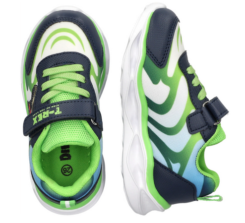 Scarpe Bambino con Luci LED e Dinosauro Sneakers Sportive