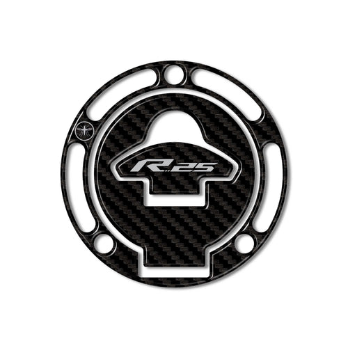 Adesivo 3D Protezione Tappo Serbatoio Moto compatibile Yamaha YZF R25 2019-2023