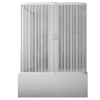 Box doccia Sopra vasca in pvc su tre lati apertura centrale