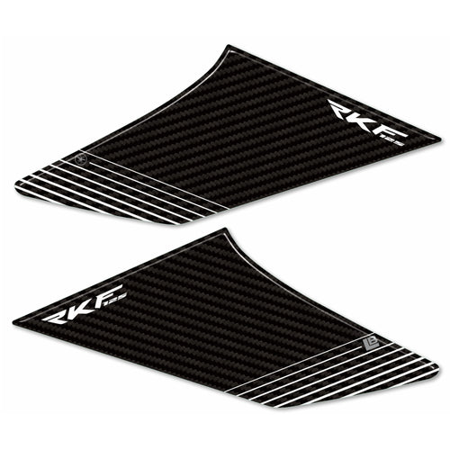 Adesivi 3D Protezioni laterali serbatoio moto compatibile con Keeway RKF 125