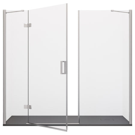 Porta Doccia Anta Battente Cristallo 8mm h195 cm REGINA