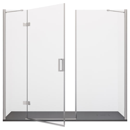 Porta Doccia Anta Battente Cristallo 8mm h195 cm REGINA