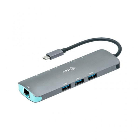 I-TEC NANO DOCKING STATION IN METALLO USB-C, 4K HDMI LAN + POWER DELIVERY 100W