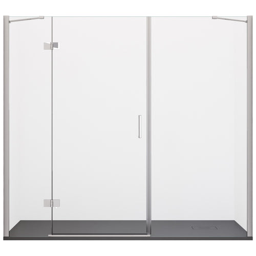Porta Doccia Anta Battente Cristallo 8mm h195 cm REGINA