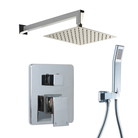 Set doccia incasso Soffione 20x20, Miscelatore, Doccetta | Novara