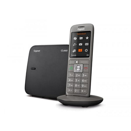 Cl660 Cordless Display 2,4" Vivavoce Nero