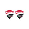 2 ADESIVI in RESINA 3D Stemmi-Loghi DUCATI Corse per MOTO-SCOOTER-CASCO 30 mm