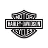 ADESIVO 3D STEMMA LOGO SERBATOIO compatibile MOTO HARLEY DAVIDSON 95x70 Argento