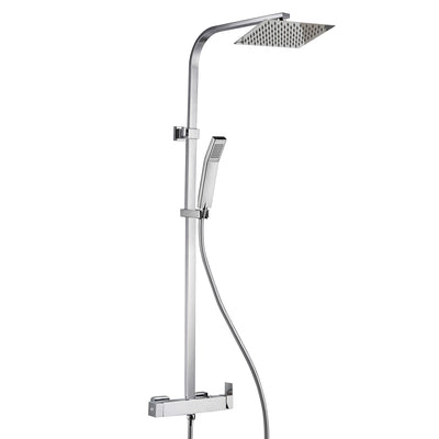 Colonna doccia con miscelatore a due uscite soffione e doccette Boitè