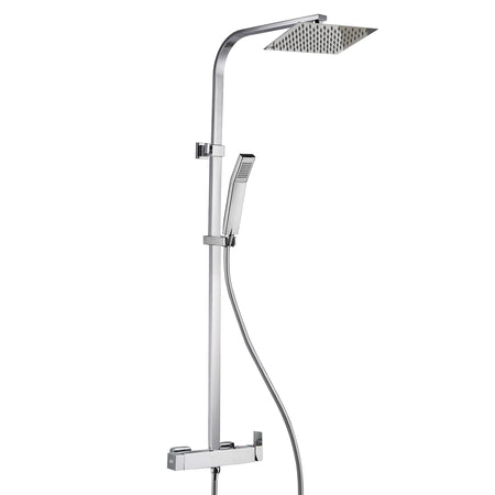 Colonna doccia con miscelatore a due uscite soffione e doccette Boitè