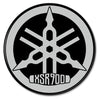 ADESIVO in RESINA 3D ARGENTO PROTEZIONE CARTER XSR900 VARIATORE YAMAHA XSR 900