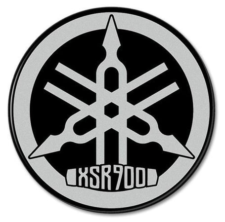 ADESIVO in RESINA 3D ARGENTO PROTEZIONE CARTER XSR900 VARIATORE YAMAHA XSR 900