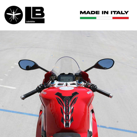 Paraserbatoio Gel 3D Protezione Serbatoio compatibile con Moto Ducati Panigale