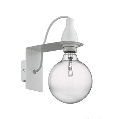 Applique moderno Ideal Lux MINIMAL AP1 045214 045191 E27 LED metallo lampada parete