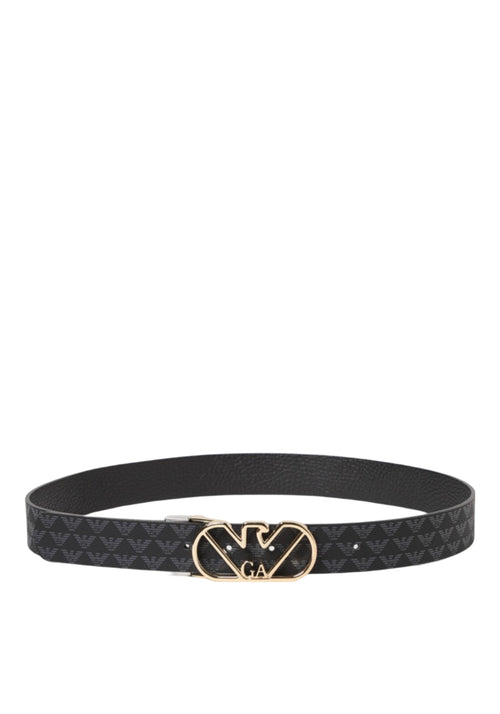 EMPORIO ARMANI Plastic Plate Belt Donna emporio armani Y3I377YWS6X-81386 Nero da donna