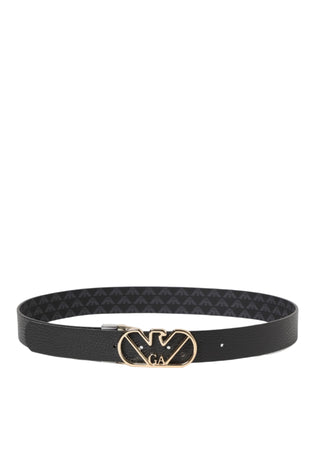 EMPORIO ARMANI Plastic Plate Belt Donna emporio armani Y3I377YWS6X-81386 Nero da donna