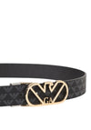EMPORIO ARMANI Plastic Plate Belt Donna emporio armani Y3I377YWS6X-81386 Nero da donna