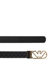 EMPORIO ARMANI Plastic Plate Belt Donna emporio armani Y3I377YWS6X-81386 Nero da donna