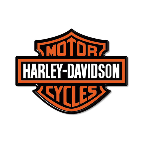 ADESIVO in RESINA 3D STEMMA LOGO per SERBATOIO MOTO HARLEY DAVIDSON CUSTOM 95x70