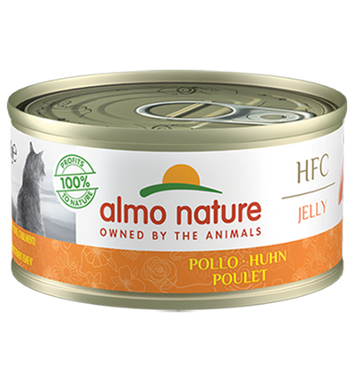 Almo Nature Scatoletta HFC Jelly gusto Pollo per Gatti Adulti 70gr