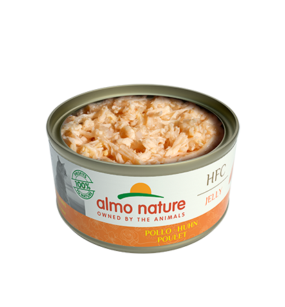 Almo Nature Scatoletta HFC Jelly gusto Pollo per Gatti Adulti 70gr