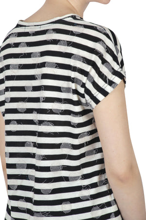 MAMA B Mama B - T-shirt - 450623 - Nero/Latte da donna