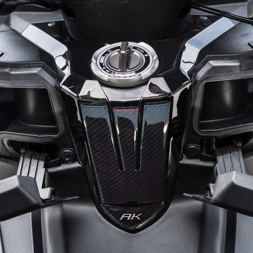 Adesivi resinati 3D Zona Accensione Compatibile Scooter Kymco Ak 550 2017-2022