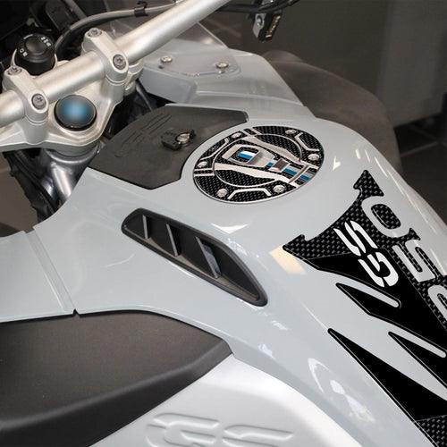 KIT PARASERBATOIO e TAPPO in gel 3D PROTEZIONI compatibili per MOTO BMW GS R1250