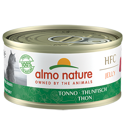 Almo Nature Scatoletta HFC Jelly gusto Tonno per Gatti Adulti 70gr