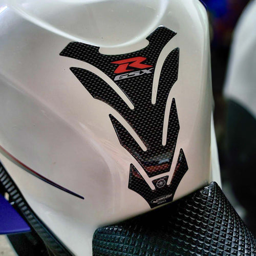 PARASERBATOIO ADESIVI 3D SUZUKI PROTEZIONE SERBATOIO per MOTO GSXR GSX-R Carbon