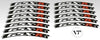 KIT STRISCE ADESIVE compatibili per CERCHI MOTO GSX-R SUZUKI GSXR - GIALLO FLUO