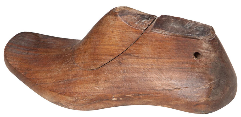 Biscottini Antica forma di scarpa in legno artigianale Biscottini, pezzo unico da