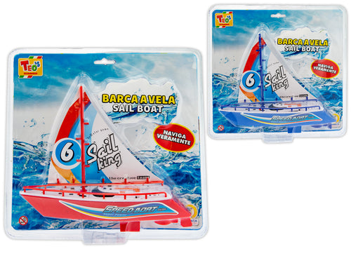 Teo's - Barca a Vela a Batteria 2 colori