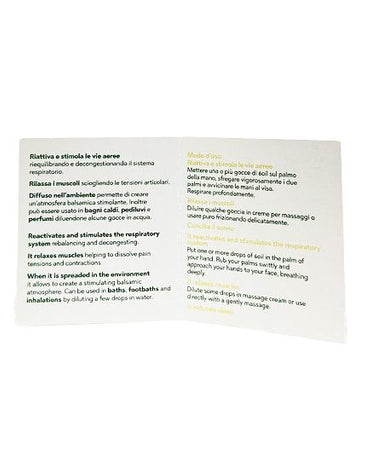 6 Oil 10ml essenze di Menta, Boswellia, Eucalipto, Mirra, Tea tree, Pino stimolano le vie aeree, rilassanti